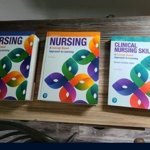 Pearson nursing books vol 1,2 and 3. Used
